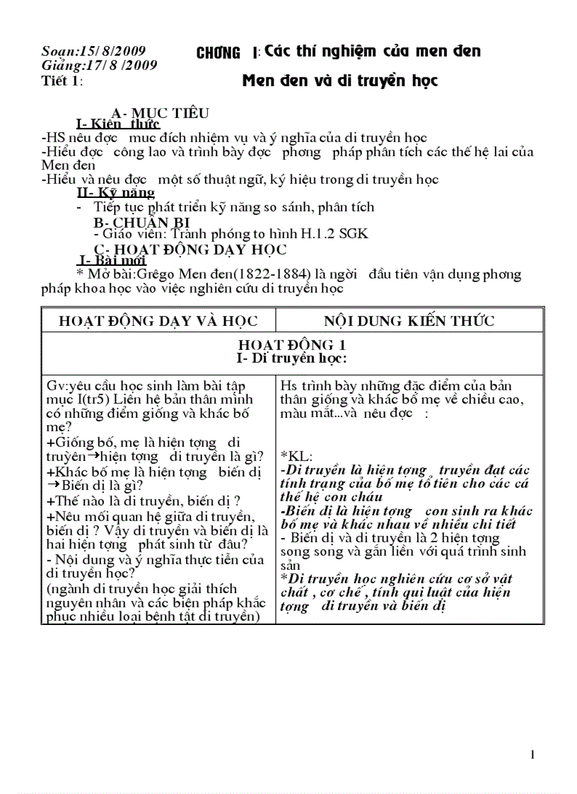 image for page Giáo án sinh 9 tiết 1 đến tiết 66