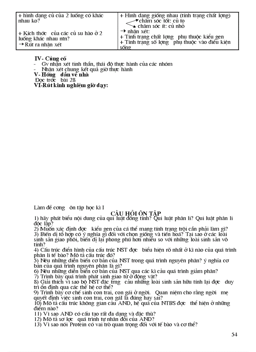 image for page Giáo án sinh 9 tiết 1 đến tiết 66