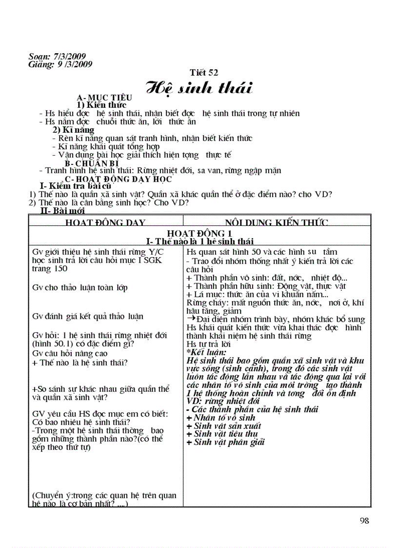 image for page Giáo án sinh 9 tiết 1 đến tiết 66