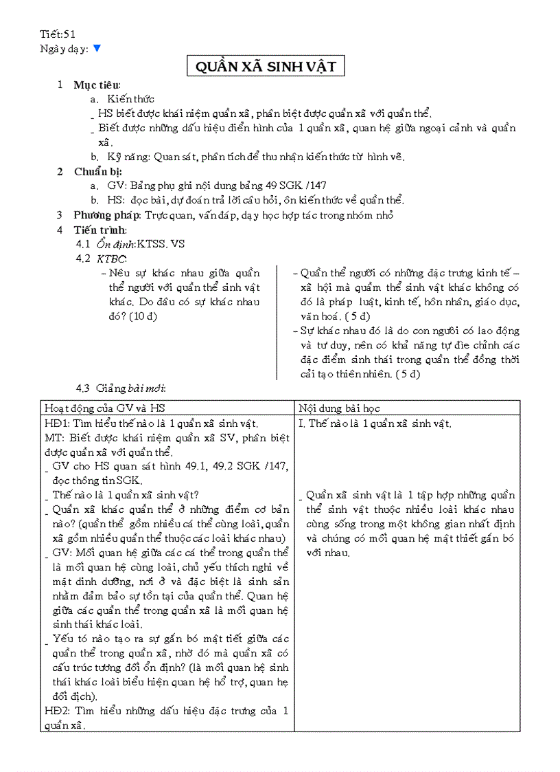 image for page Giao an sinh 9 Tiet 51 70