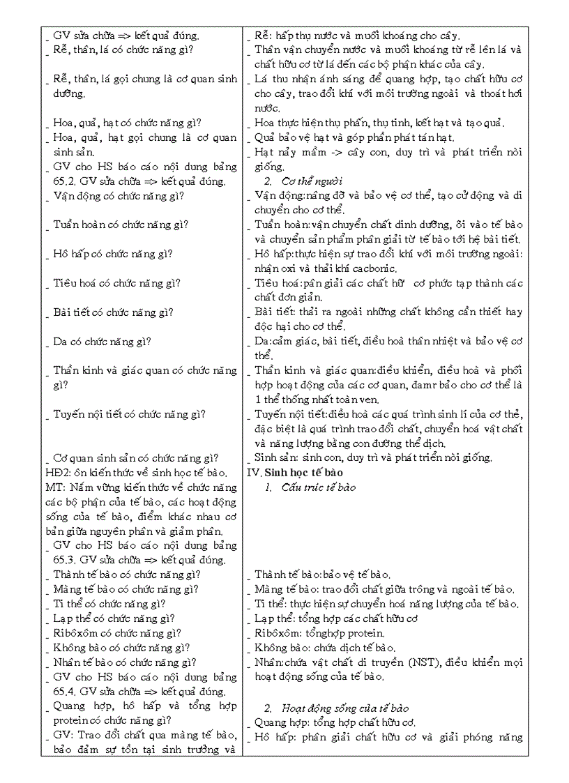 image for page Giao an sinh 9 Tiet 51 70