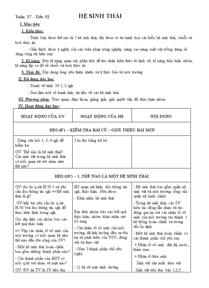 image for page Giáo án sinh 9 tiết 51 52