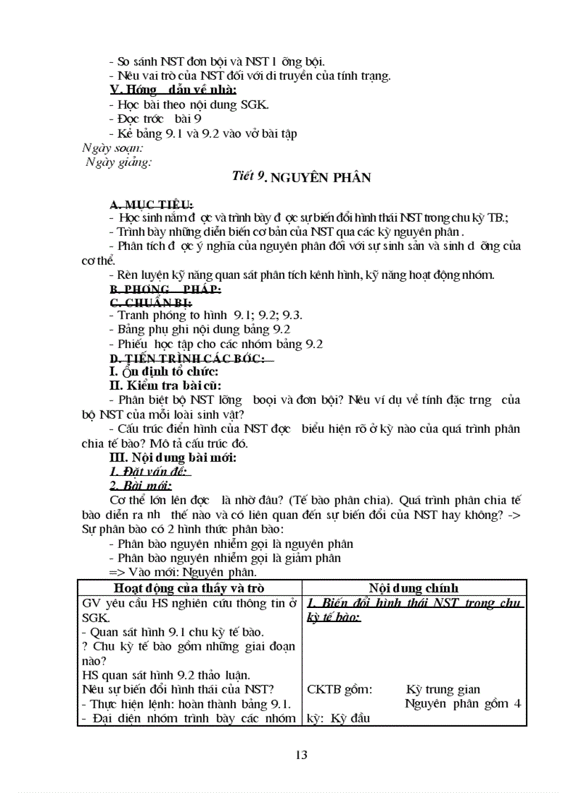 image for page Giao an sinh 9 tron bo