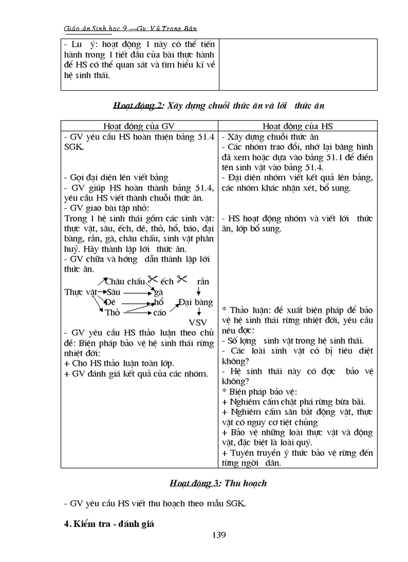 image for page Giáo án sinh 9 trọn bộ Bân