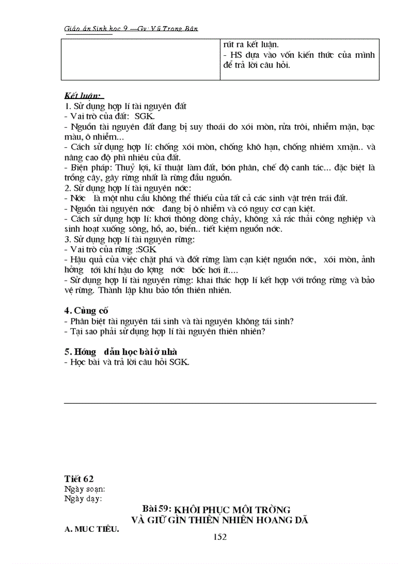 image for page Giáo án sinh 9 trọn bộ Bân