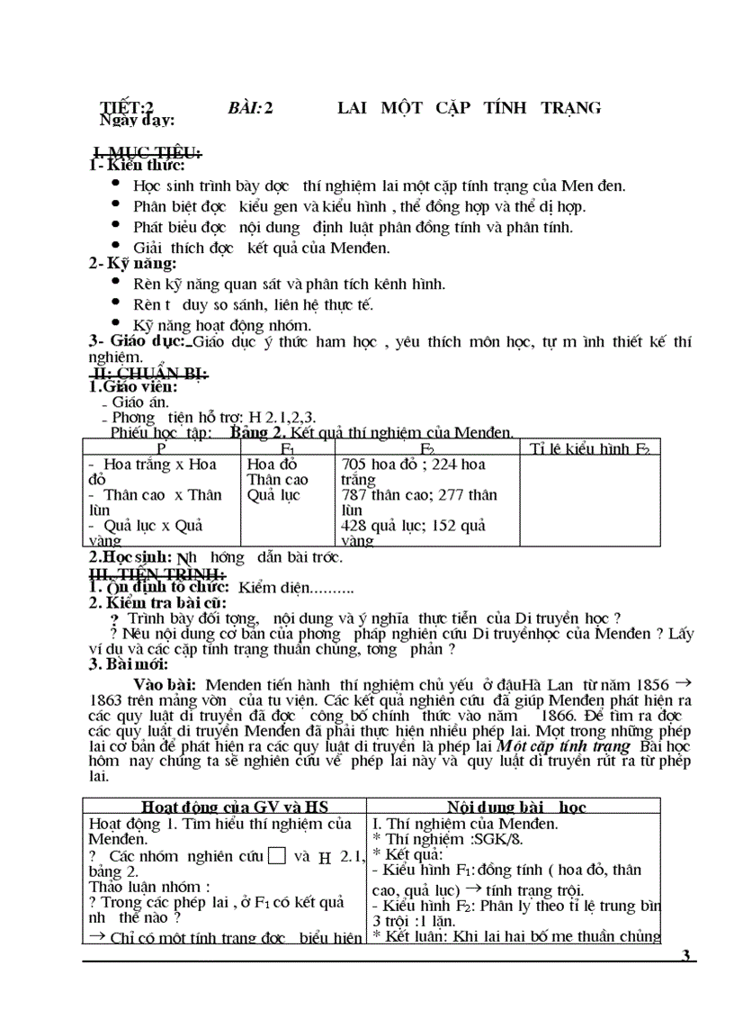 image for page GIÁO ÁN SINH 9 Tuấn 1 đến hết tuần 19