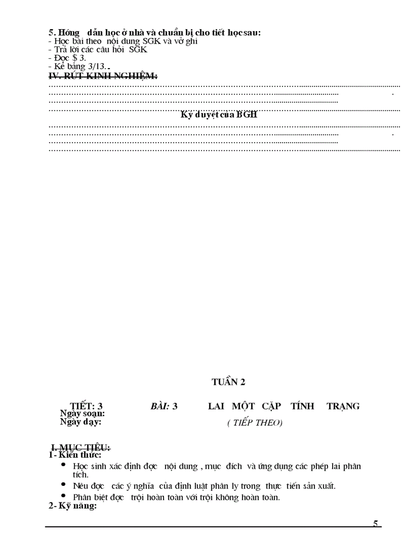 image for page GIÁO ÁN SINH 9 Tuấn 1 đến hết tuần 19