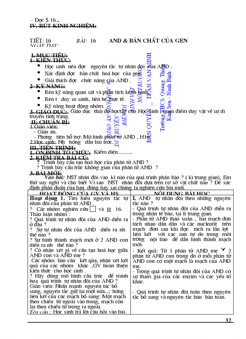 image for page GIÁO ÁN SINH 9 Tuấn 1 đến hết tuần 19