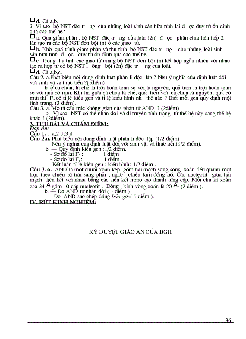 image for page GIÁO ÁN SINH 9 Tuấn 1 đến hết tuần 19