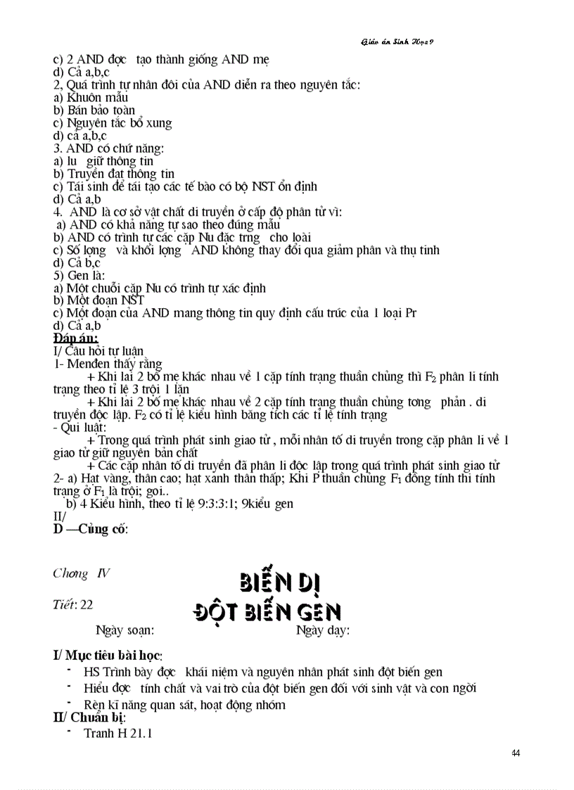 image for page Giáo án sinh cực hay