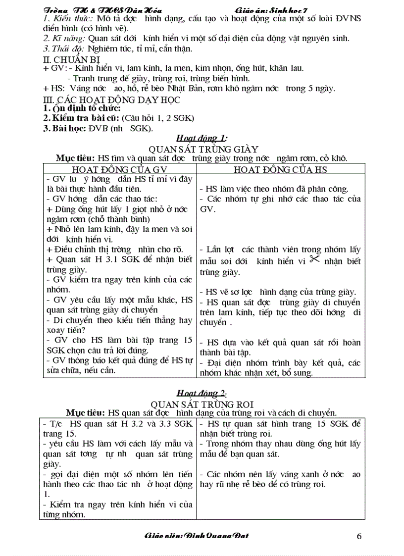 image for page Giao an sinh hoc 7