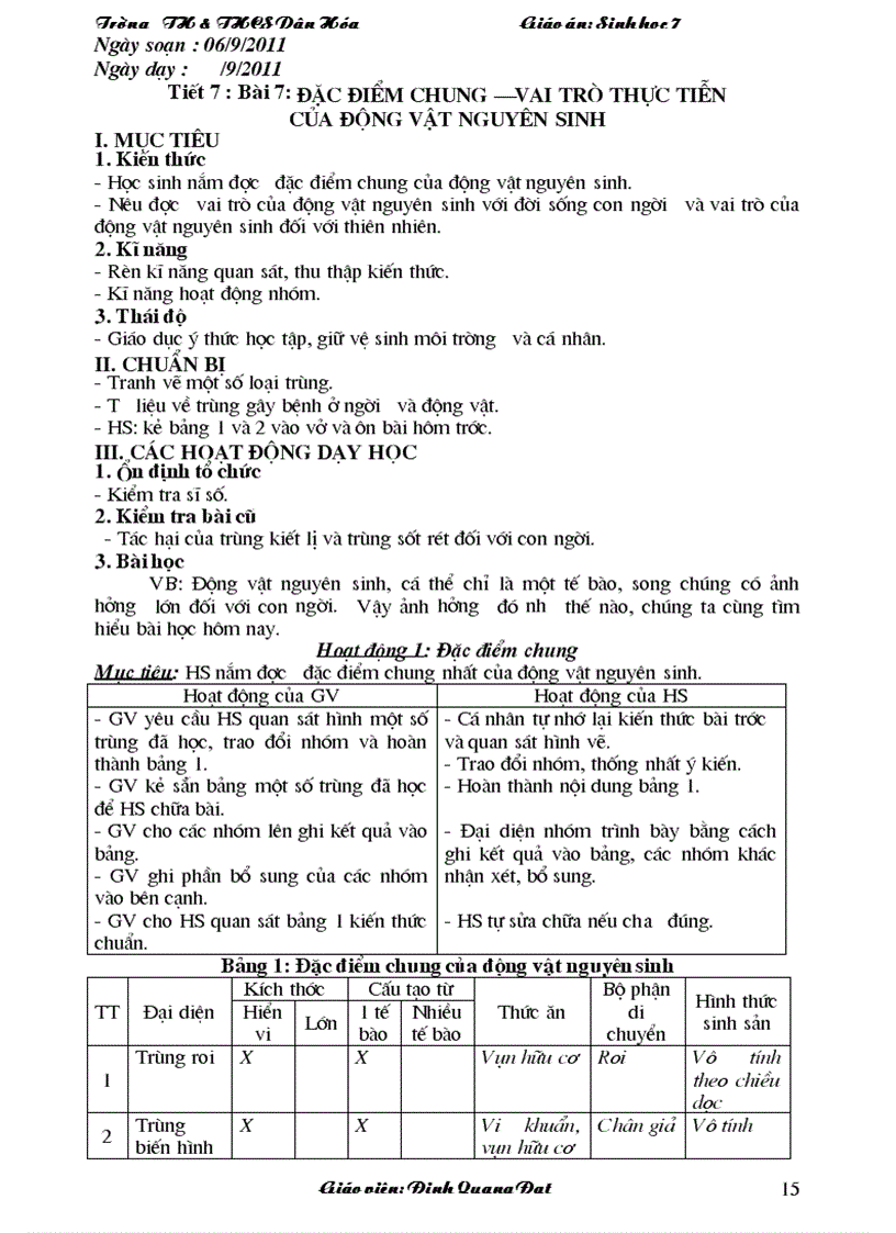 image for page Giao an sinh hoc 7