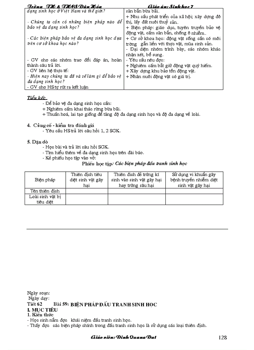 image for page Giao an sinh hoc 7