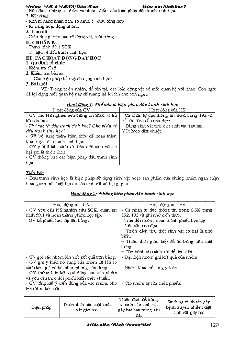 image for page Giao an sinh hoc 7