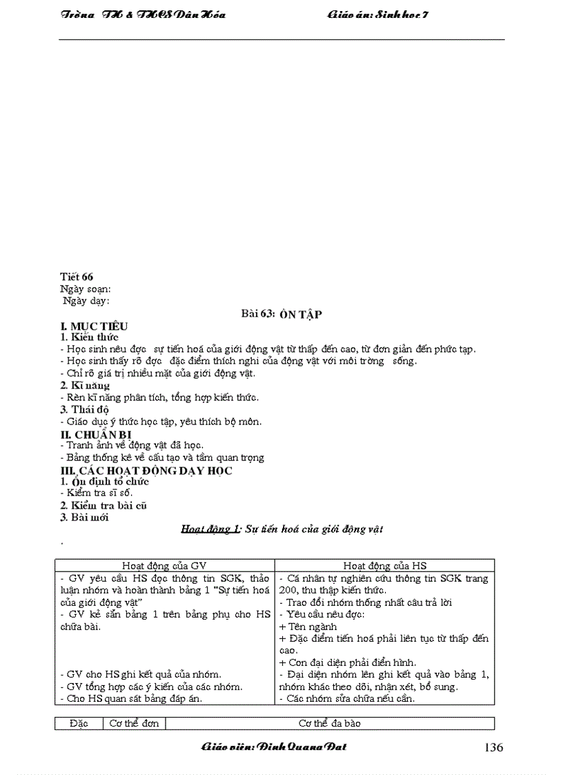 image for page Giao an sinh hoc 7