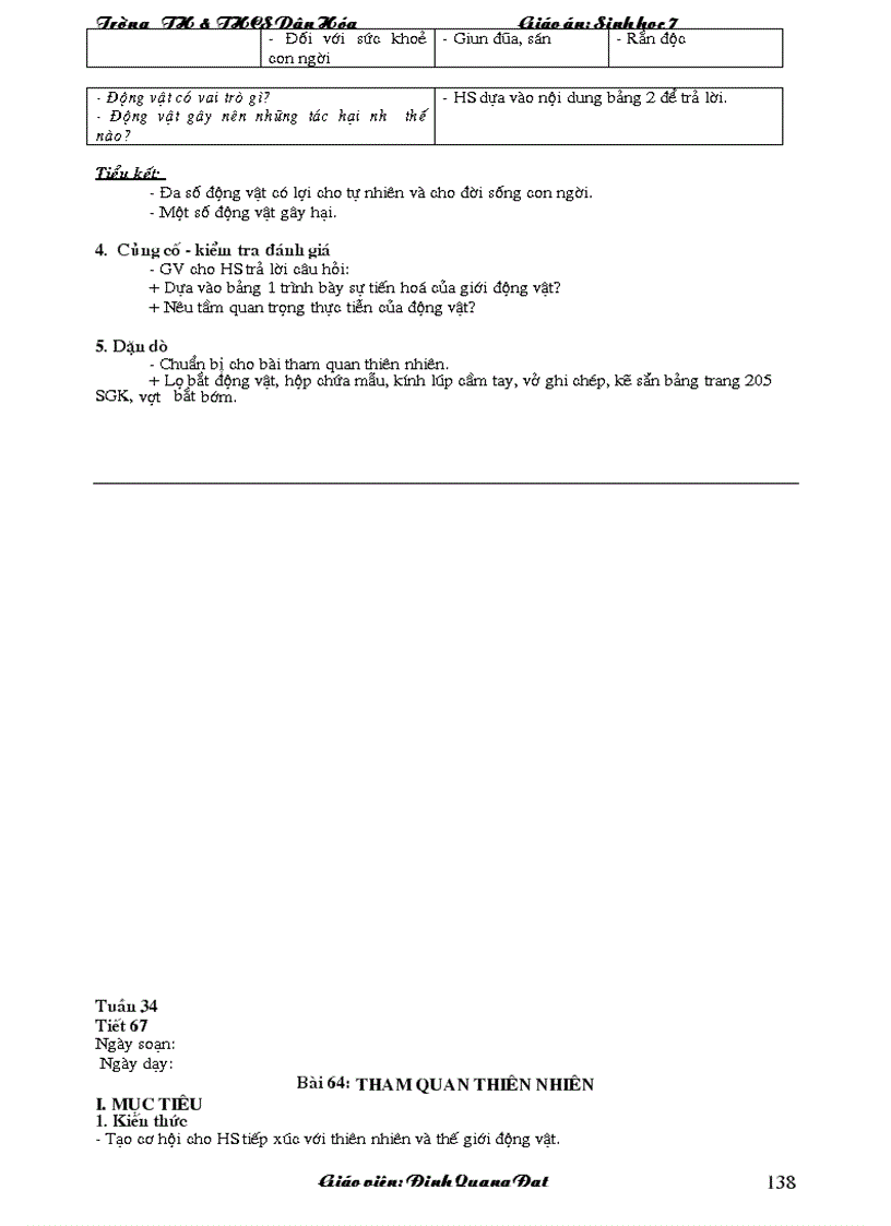 image for page Giao an sinh hoc 7