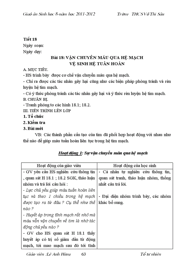 image for page Giao an sinh hoc 8