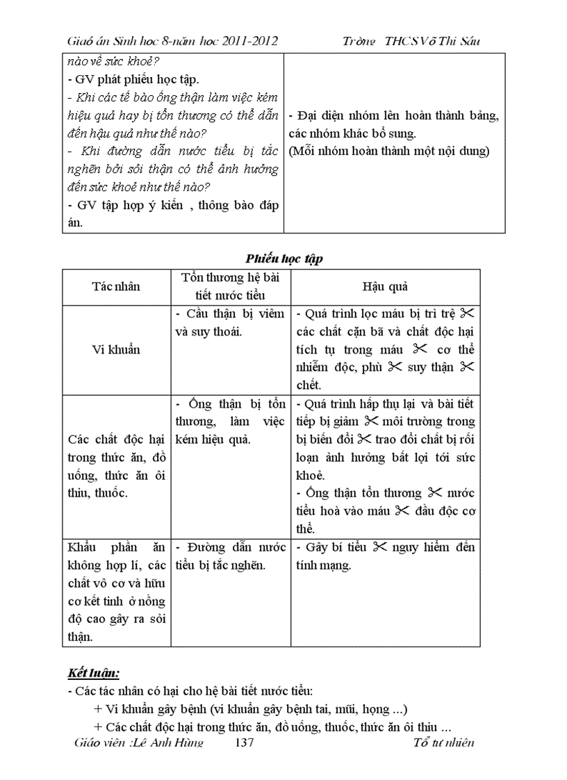 image for page Giao an sinh hoc 8