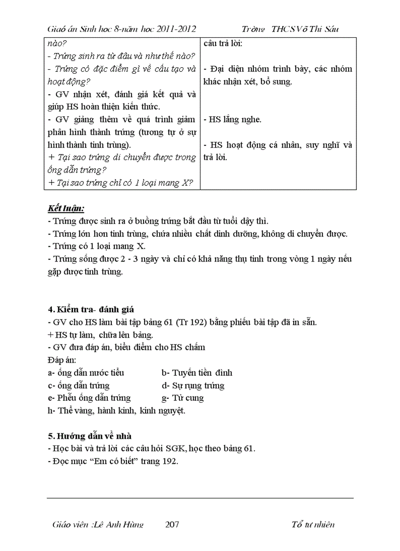 image for page Giao an sinh hoc 8