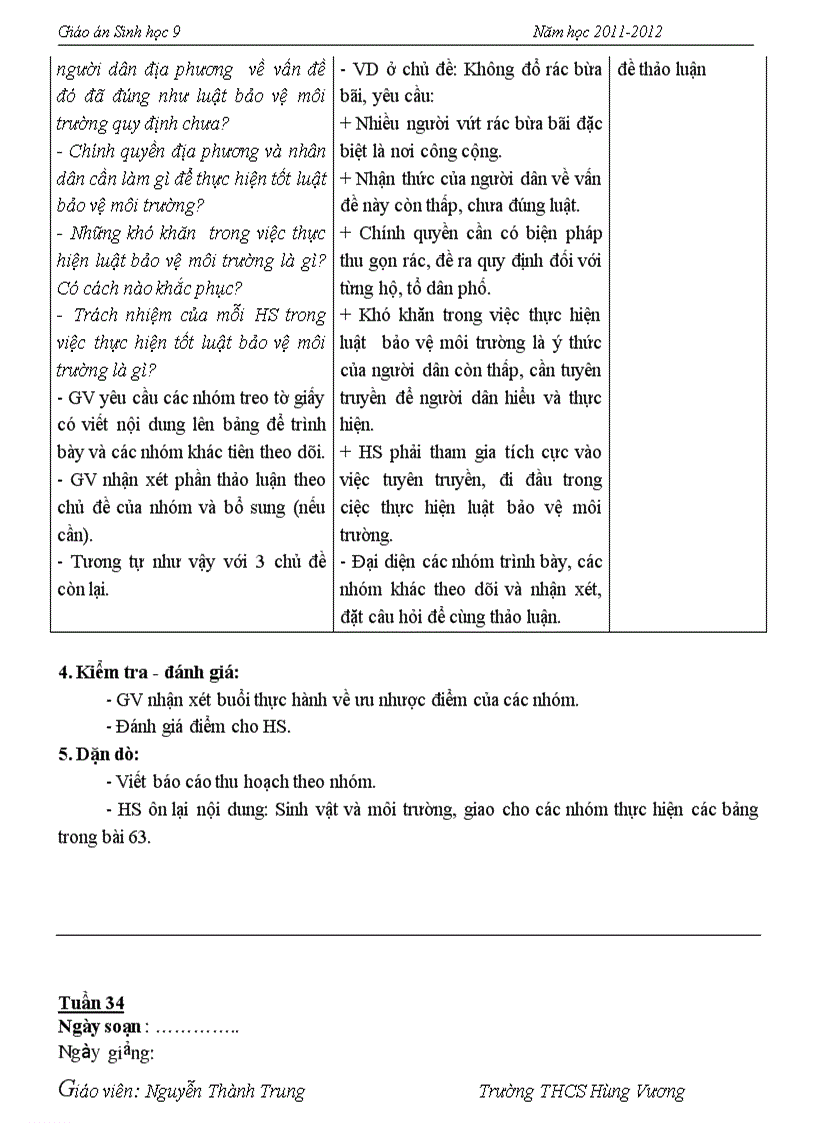 image for page Giao an sinh hoc 9 2011 2012 theo cktkn moi