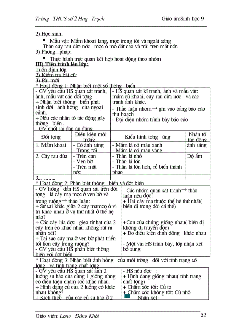 image for page Giao an sinh hoc 9 3 cot moi nhat