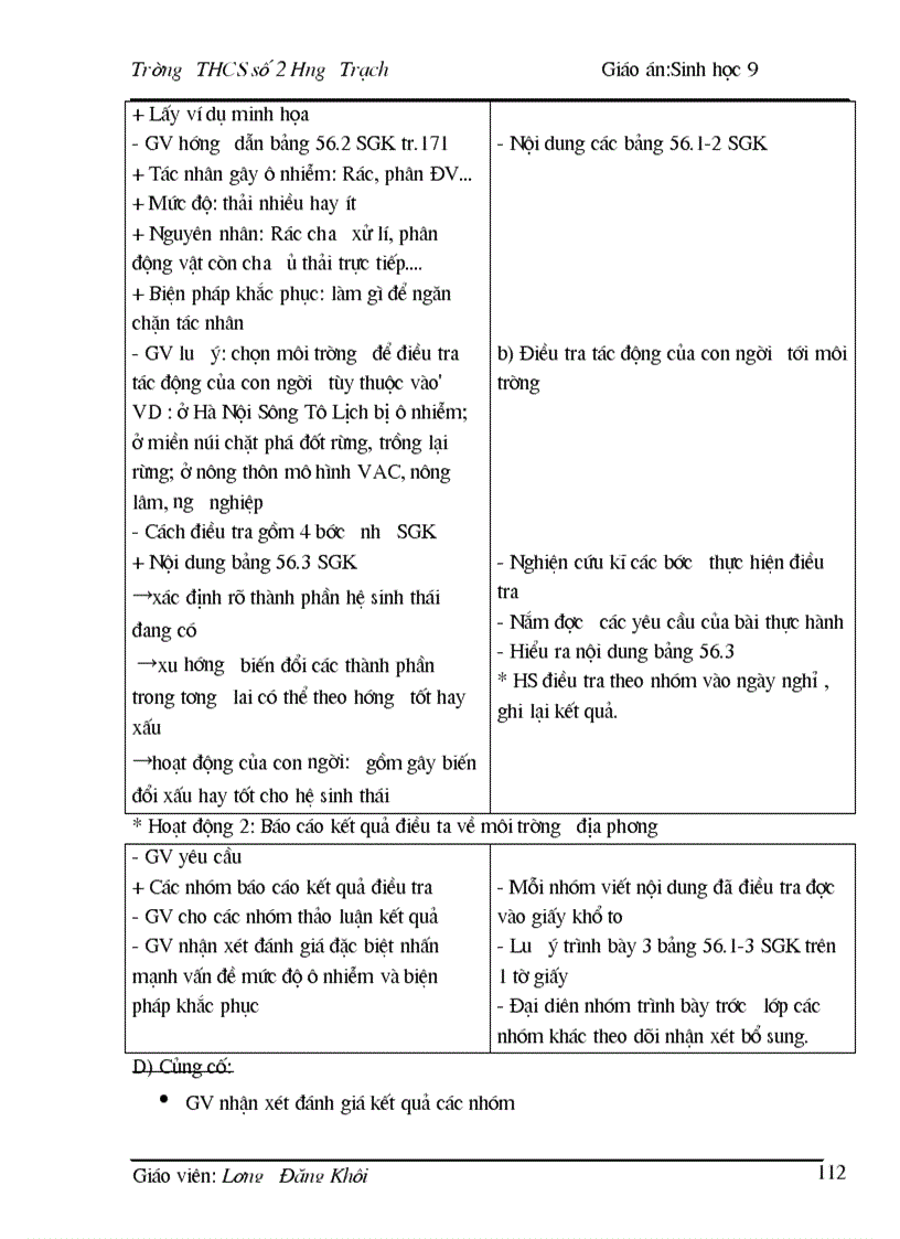 image for page Giao an sinh hoc 9 3 cot moi nhat