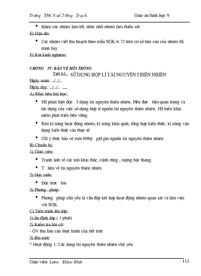 image for page Giao an sinh hoc 9 3 cot moi nhat