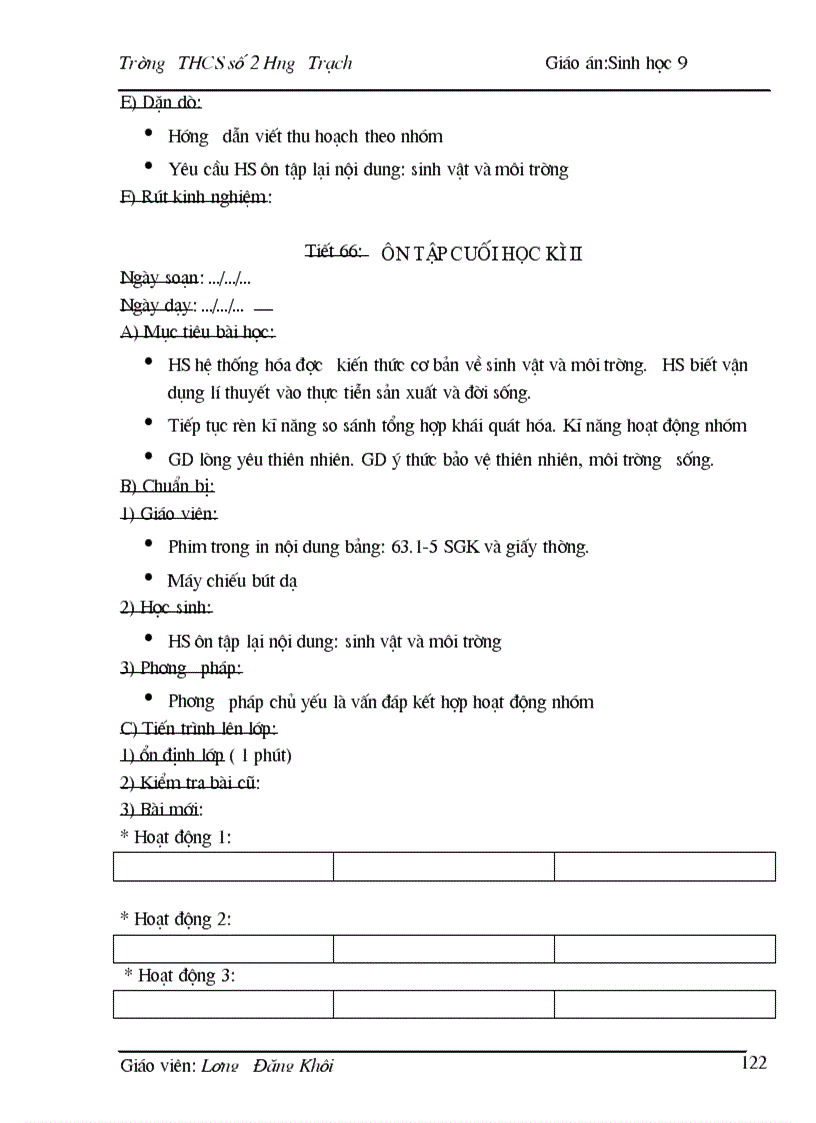 image for page Giao an sinh hoc 9 3 cot moi nhat