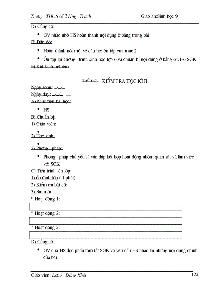 image for page Giao an sinh hoc 9 3 cot moi nhat