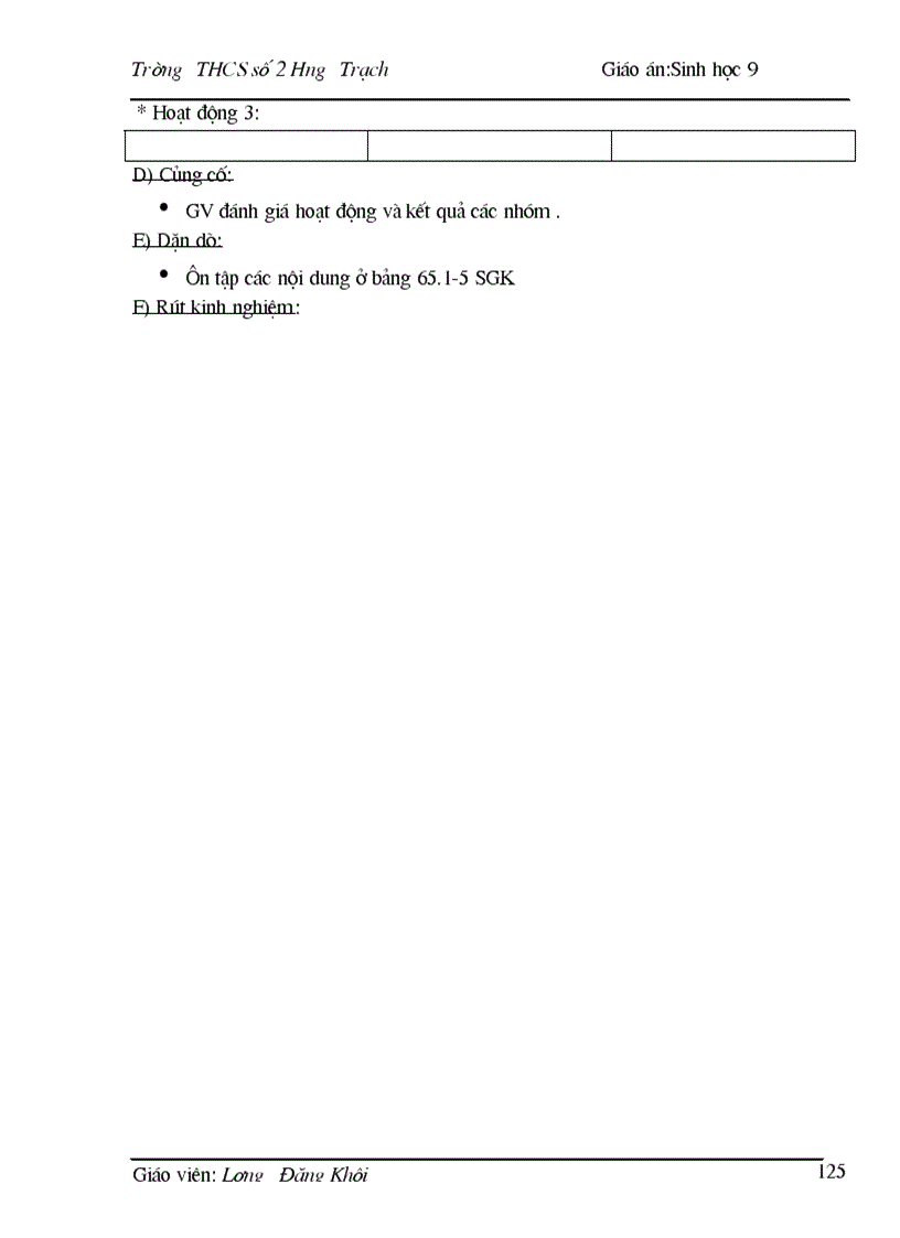 image for page Giao an sinh hoc 9 3 cot moi nhat