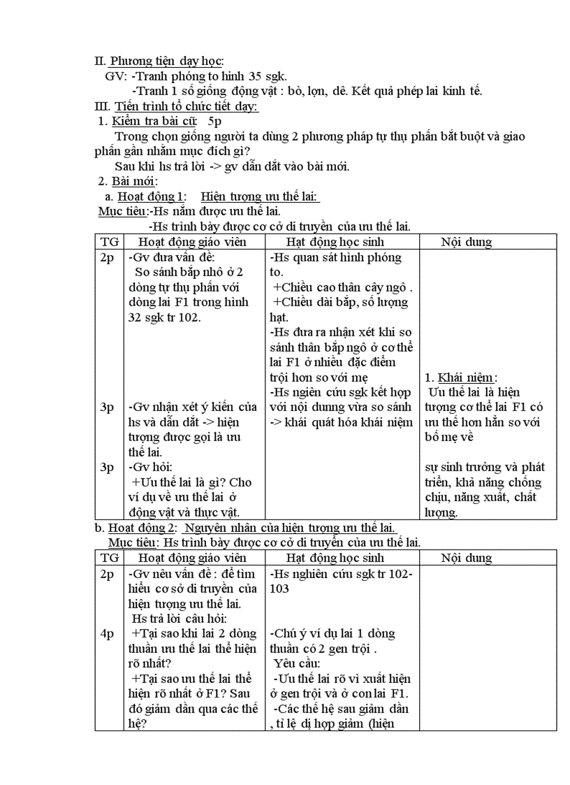 image for page Giáo án Sinh học 9 chuẩn kiến thức kỹ năng mới