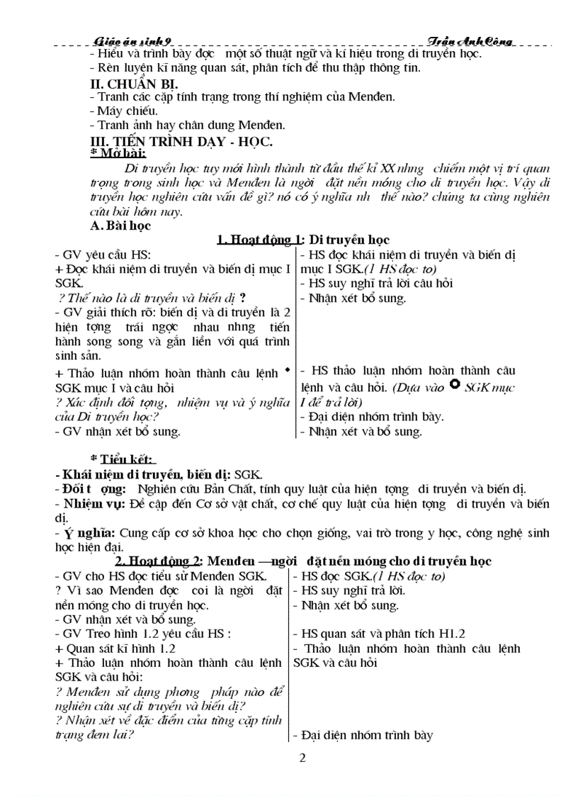 image for page Giao an sinh hoc 9 cong