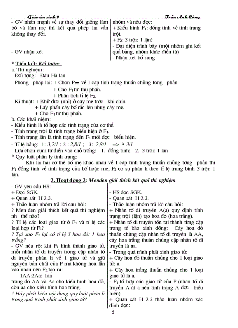 image for page Giao an sinh hoc 9 cong