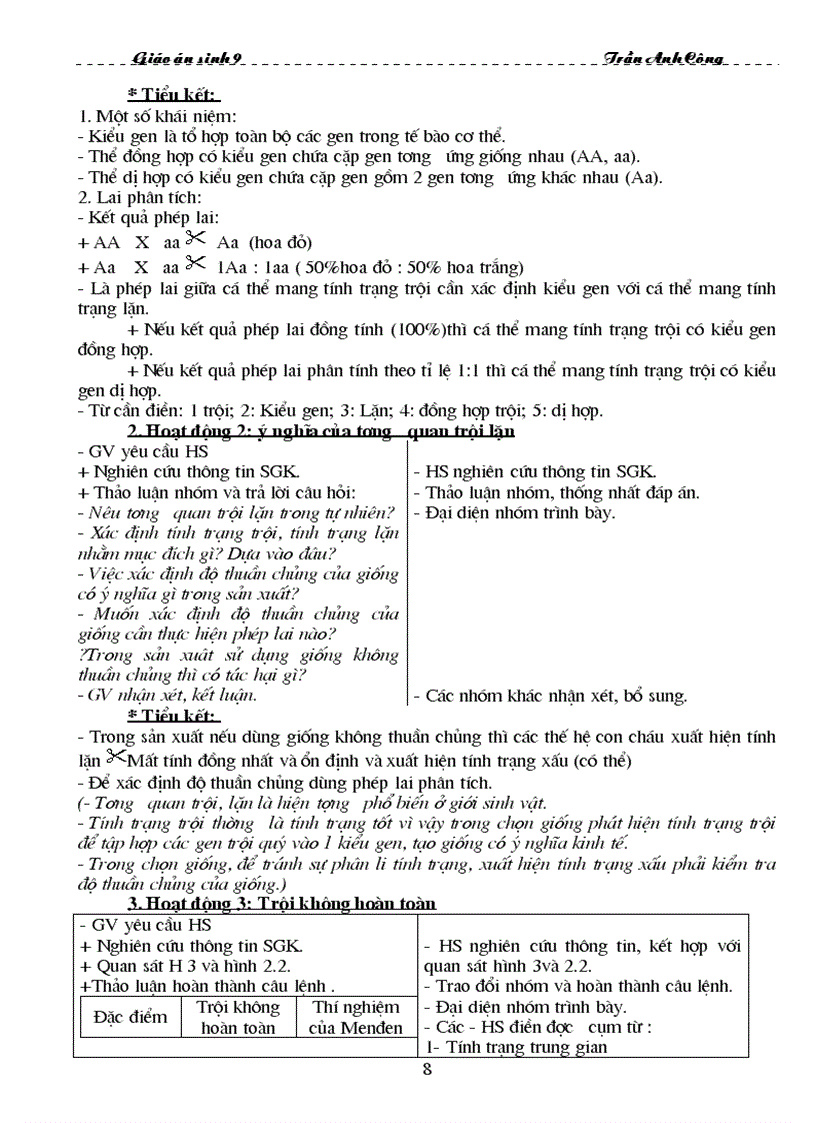 image for page Giao an sinh hoc 9 cong