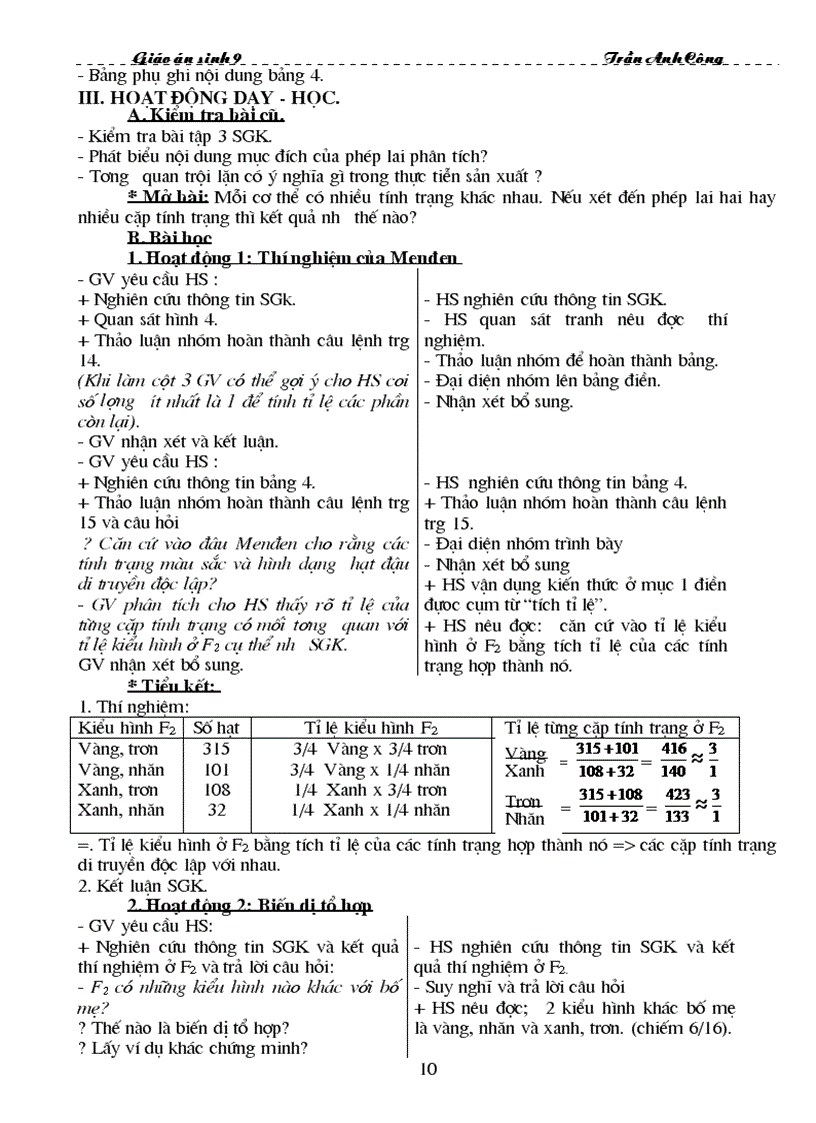 image for page Giao an sinh hoc 9 cong