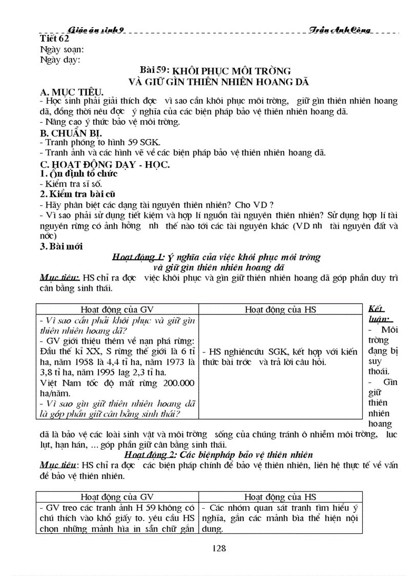 image for page Giao an sinh hoc 9 cong