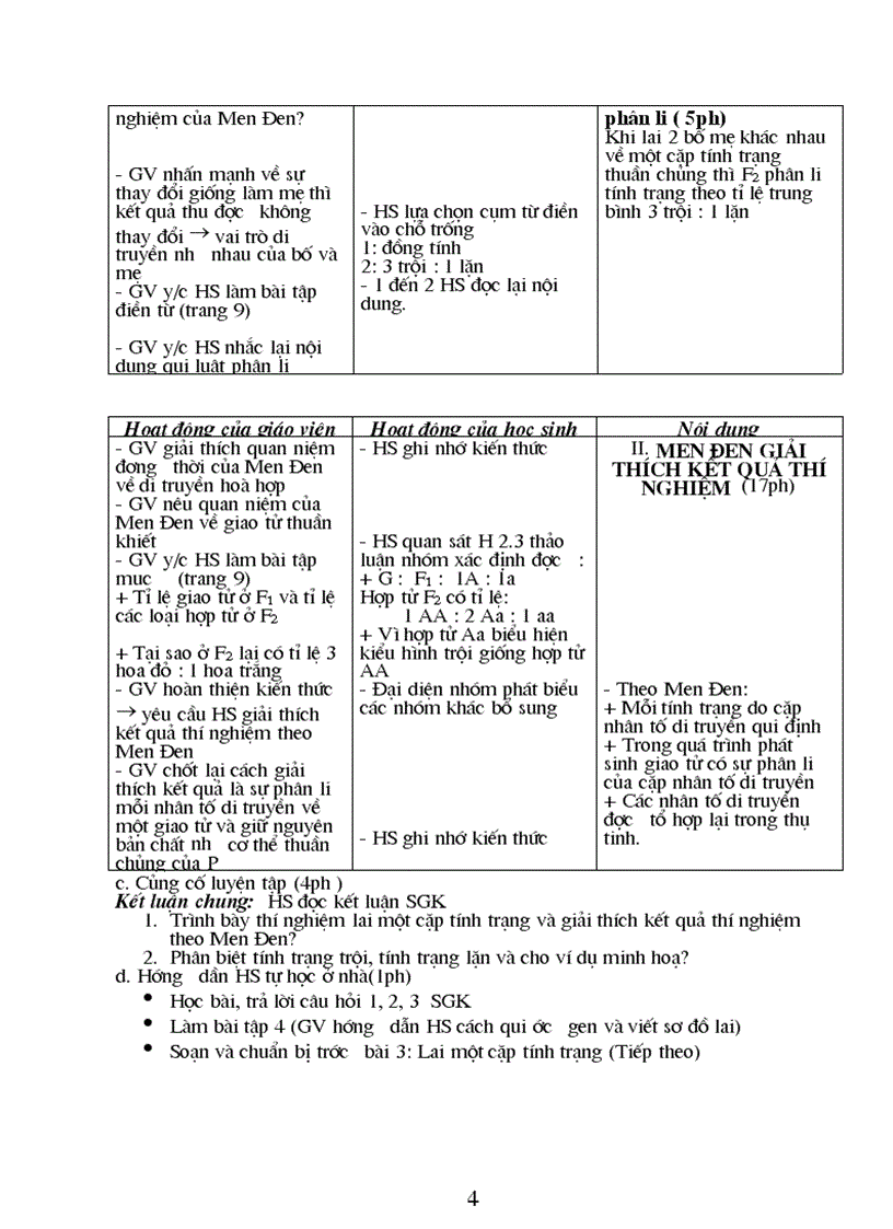 image for page Giáo án Sinh học 9 đầy đủ