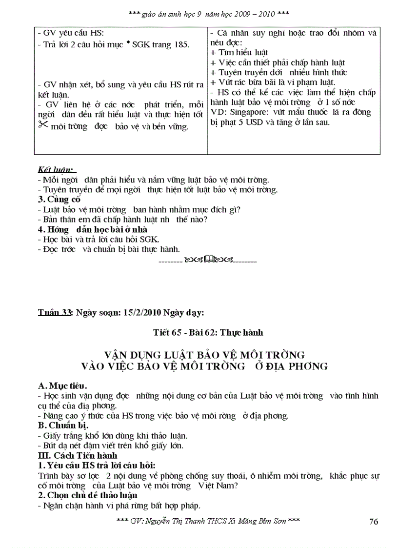 image for page Giao an sinh hoc 9 hoc ki ii