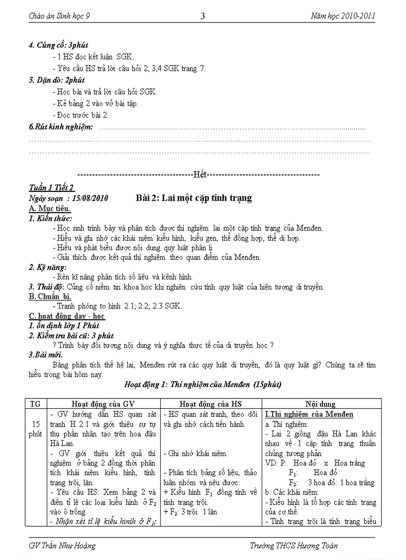 image for page Giáo án Sinh học 9 Mới CKTKN