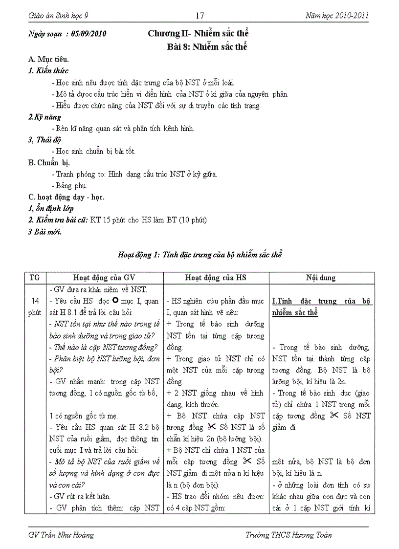 image for page Giáo án Sinh học 9 Mới CKTKN