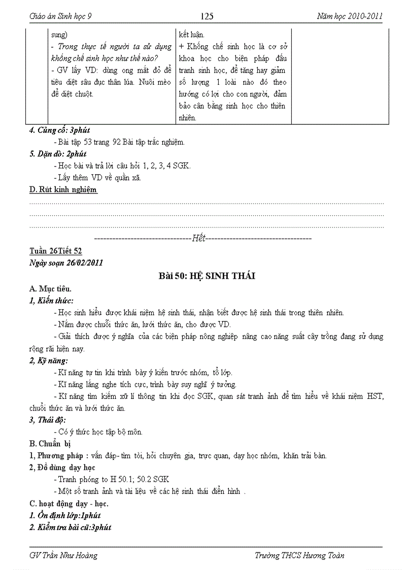 image for page Giáo án Sinh học 9 Mới CKTKN