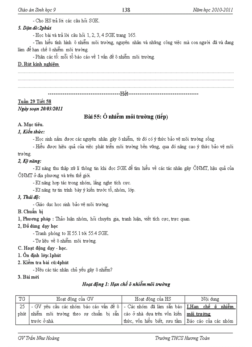 image for page Giáo án Sinh học 9 Mới CKTKN