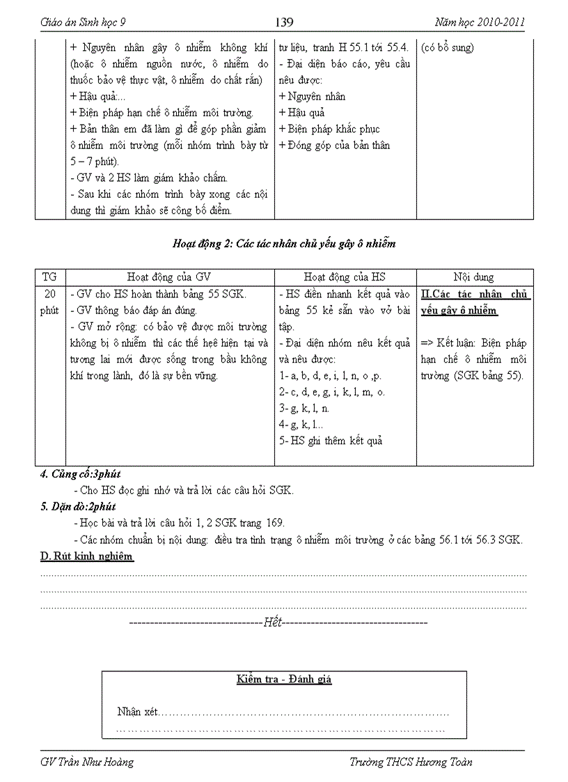 image for page Giáo án Sinh học 9 Mới CKTKN