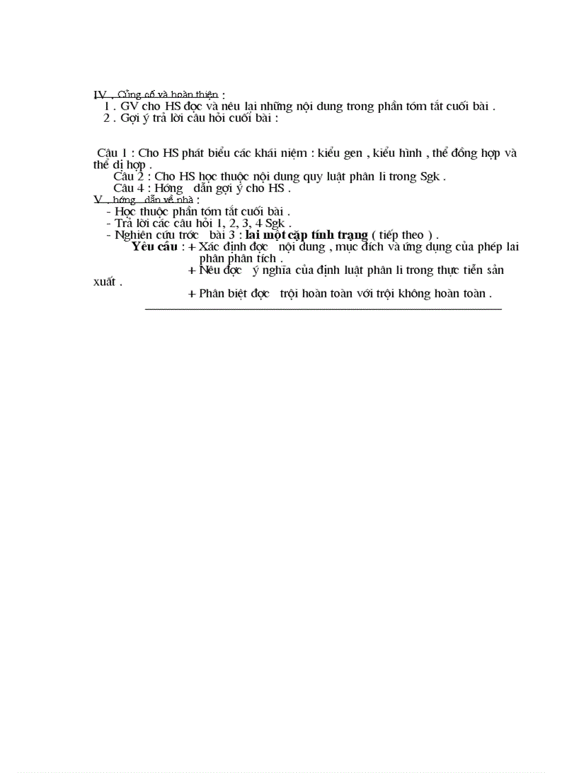 image for page Giáo án Sinh học 9 theo chuẩn mới 2010 2011