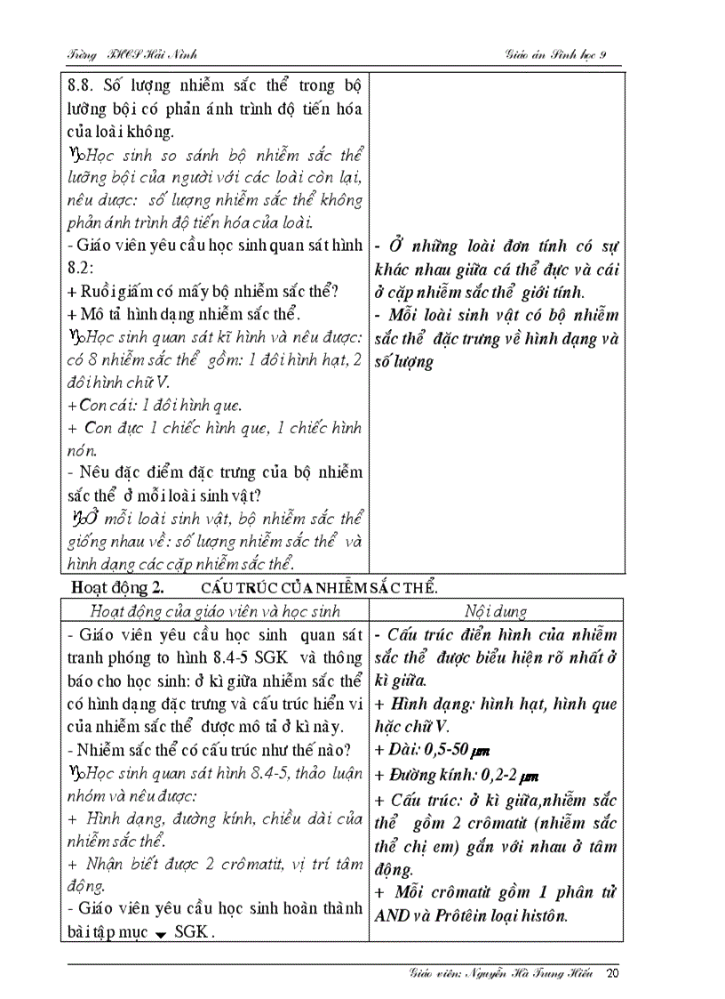 image for page Giao an sinh hoc 9 tiet 1 20