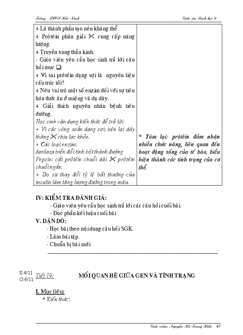 image for page Giao an sinh hoc 9 tiet 1 20