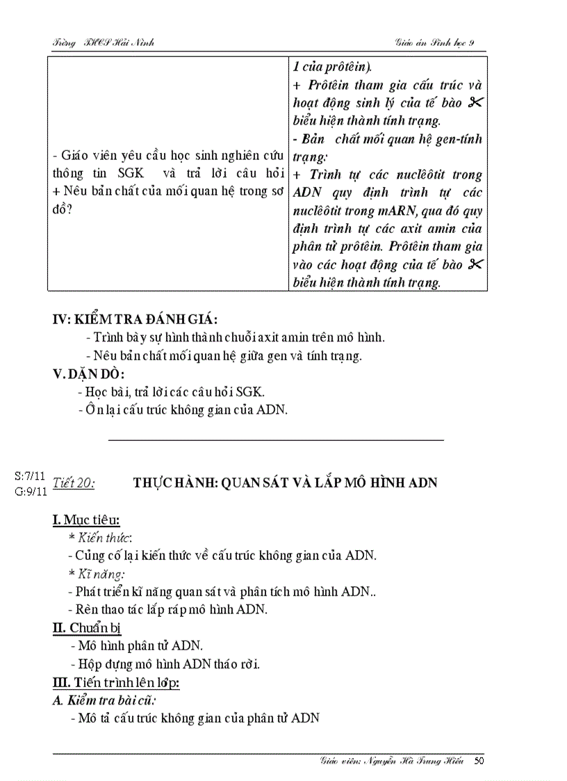 image for page Giao an sinh hoc 9 tiet 1 20