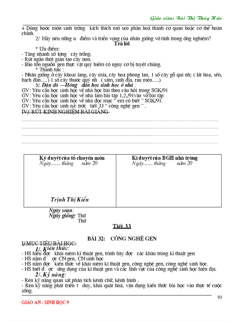 image for page Giao an sinh hoc 9 tron bo 1