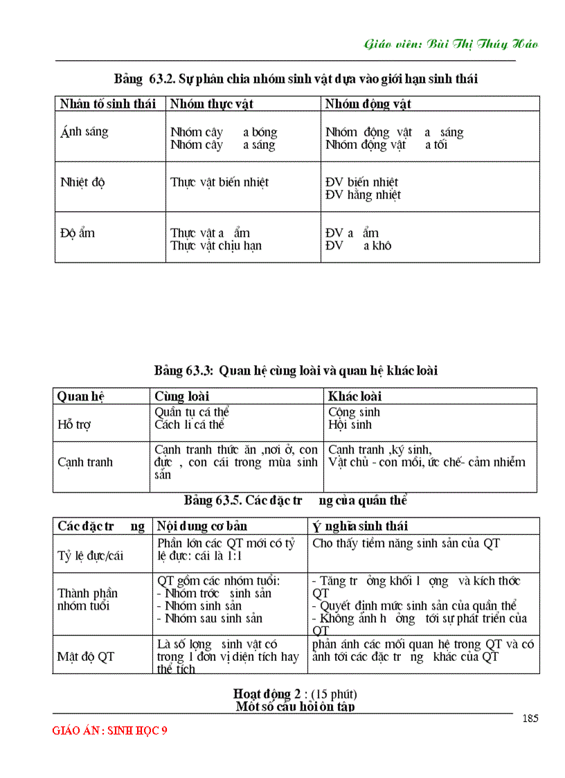 image for page Giao an sinh hoc 9 tron bo 1