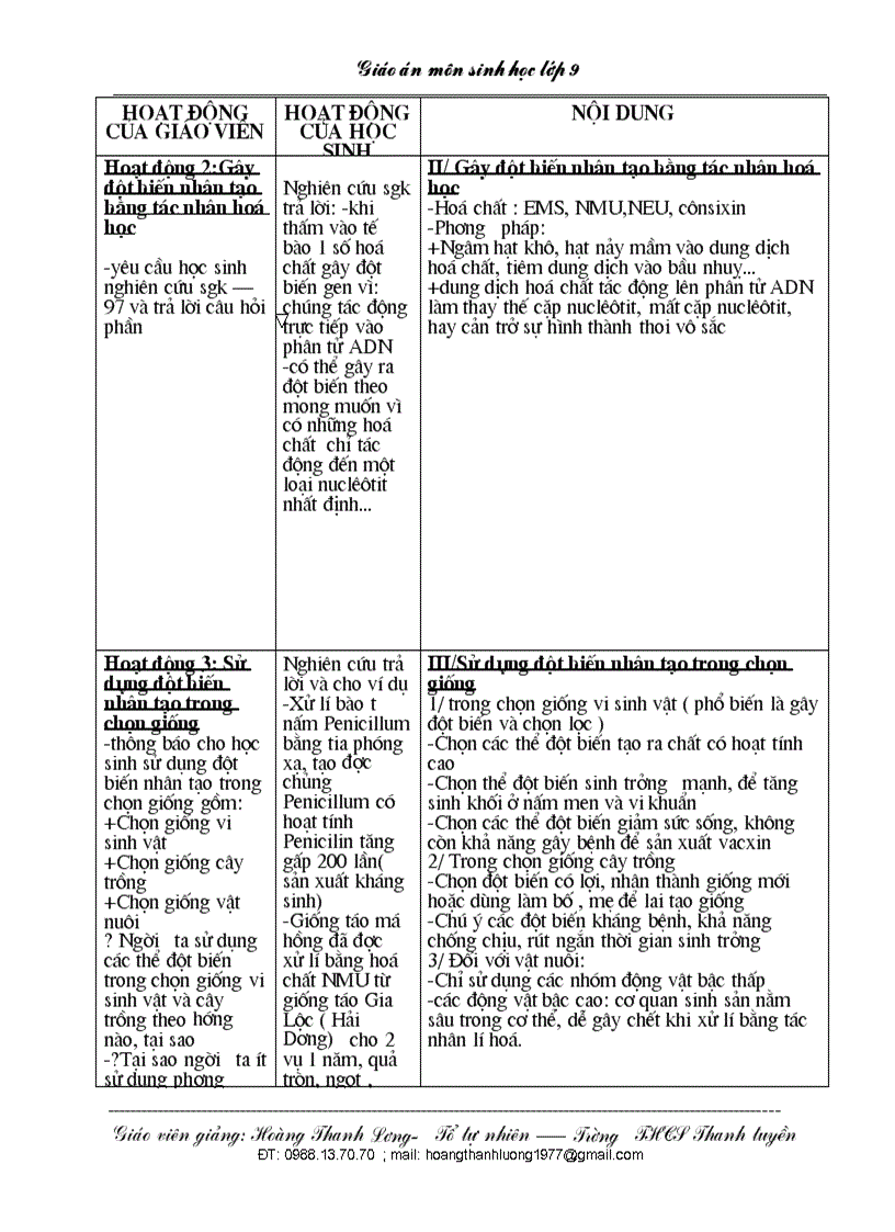 image for page Giáo án sinh học 9 từ tiết 37 đến 56